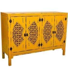 APARADOR MAKALU AMARILLO MADERA 
