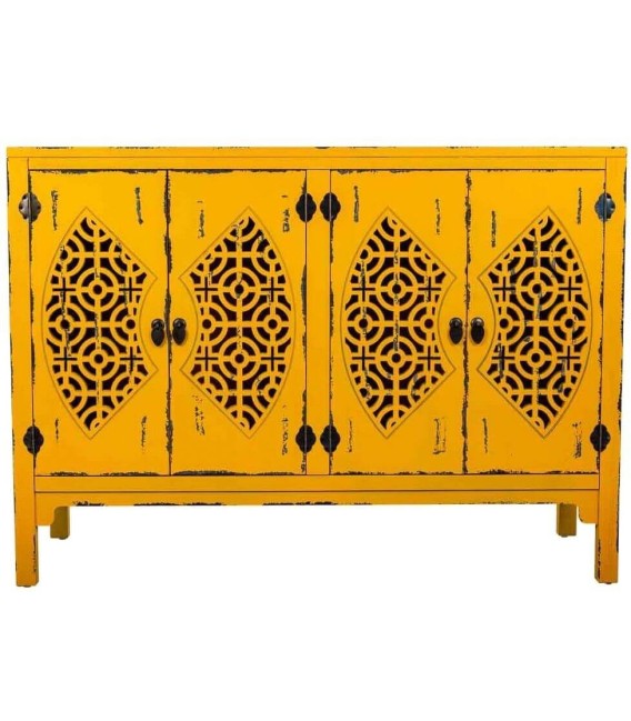 APARADOR MAKALU AMARILLO MADERA 
