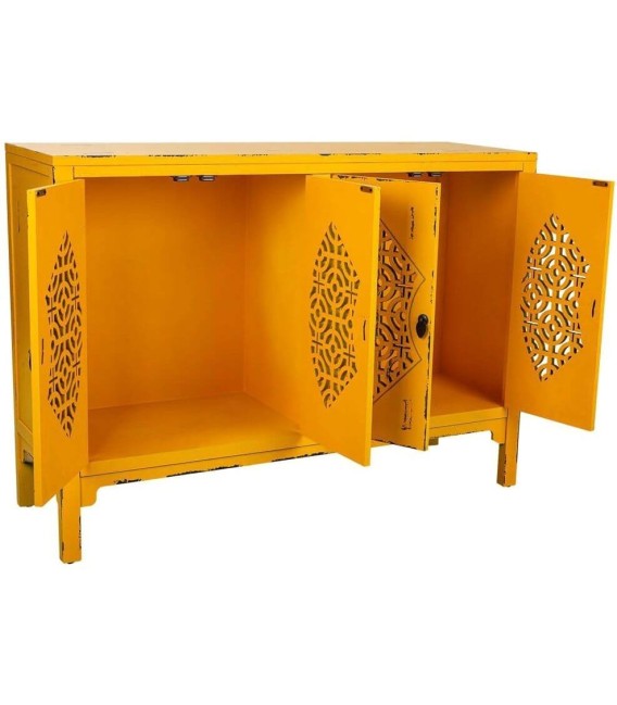 APARADOR MAKALU AMARILLO MADERA 