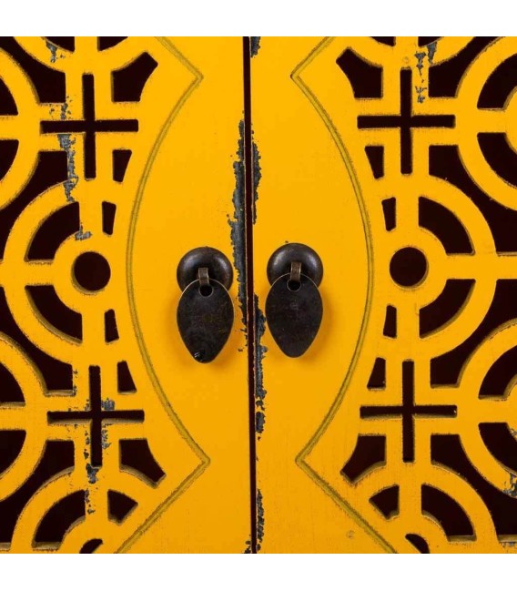 APARADOR MAKALU AMARILLO MADERA 