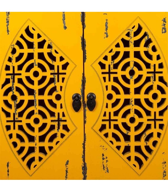 APARADOR MAKALU AMARILLO MADERA 