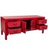 MUEBLE DE TV MAKALU ROJO MADERA 