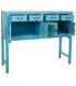 CONSOLA MAKALU AZUL MADERA MDMHOGAR
