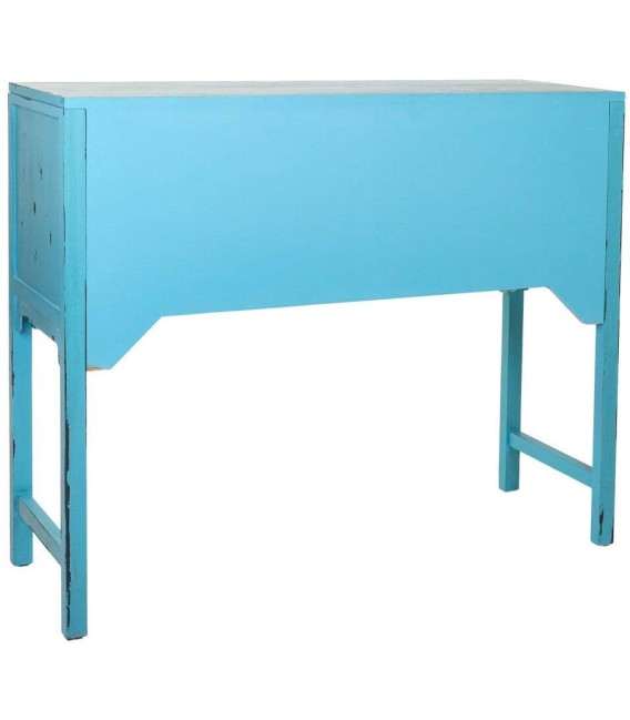CONSOLA MAKALU AZUL MADERA MDMHOGAR