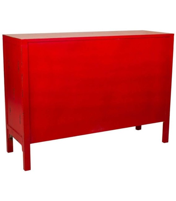  APARADOR MAKALU ROJO MADERA MDMHOGAR