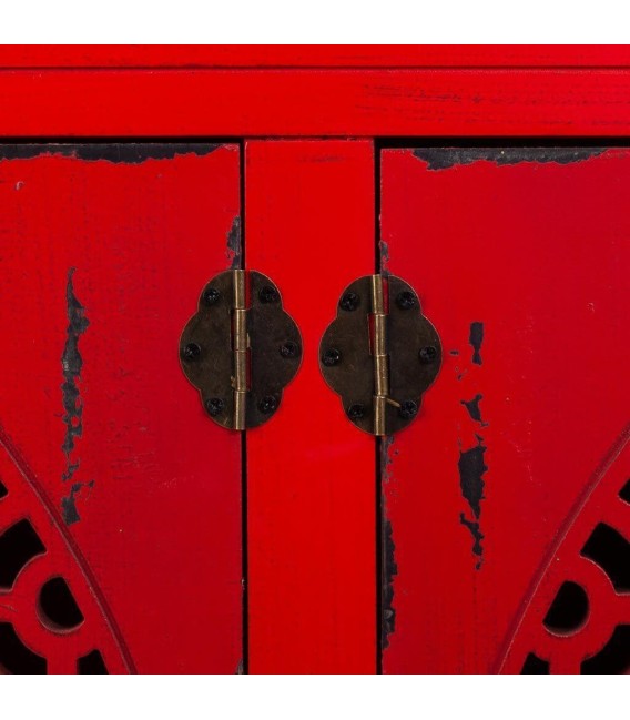  APARADOR MAKALU ROJO MADERA MDMHOGAR