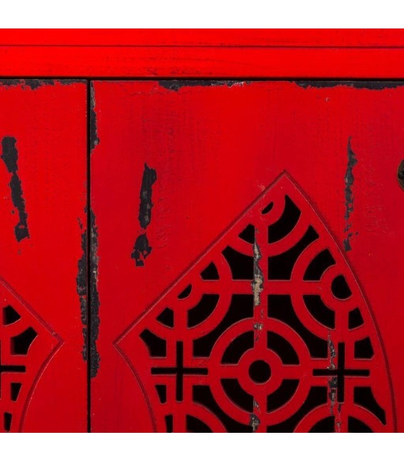  APARADOR MAKALU ROJO MADERA MDMHOGAR