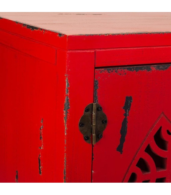  APARADOR MAKALU ROJO MADERA MDMHOGAR