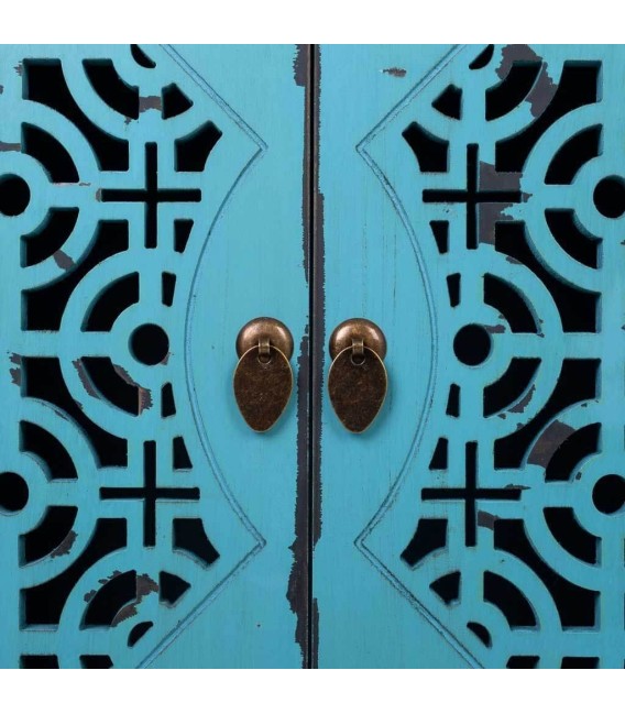 APARADOR MAKALU AZUL MADERA MDMHOGAR