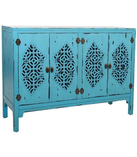 APARADOR MAKALU AZUL MADERA MDMHOGAR