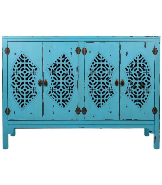 APARADOR MAKALU AZUL MADERA MDMHOGAR