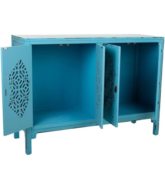 APARADOR MAKALU AZUL MADERA MDMHOGAR