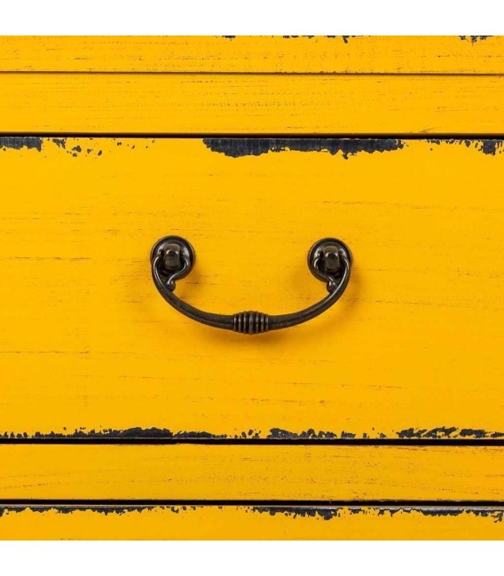 MUEBLE DE TV MAKALU AMARILLO MADERA MDMHOGAR