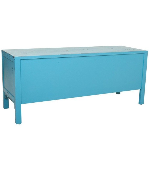 MUEBLE DE TV MAKALU AZUL MADERA MDMHOGAR