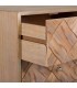 CÓMODA NAXOS 1 MADERA Y METAL
