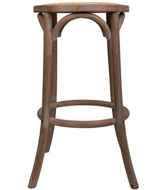 TABURETE TONETH MADERA Y ENEA MDMHOGAR