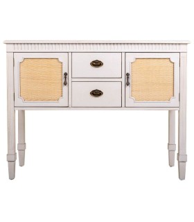 CONSOLA BRESA MADERA Y RATÁN MDMHOGAR