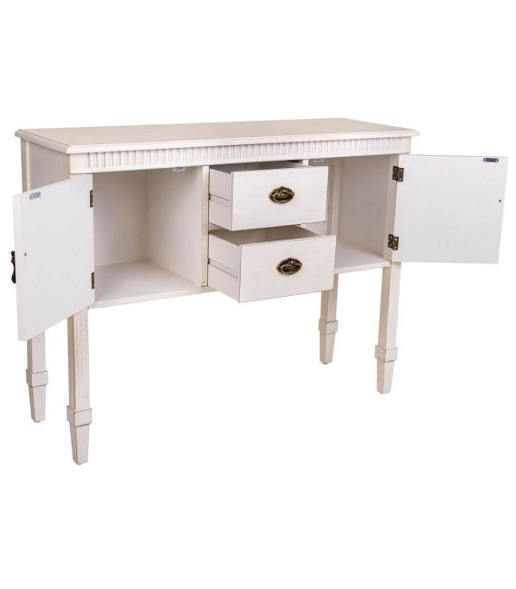 CONSOLA BRESA MADERA Y RATÁN MDMHOGAR