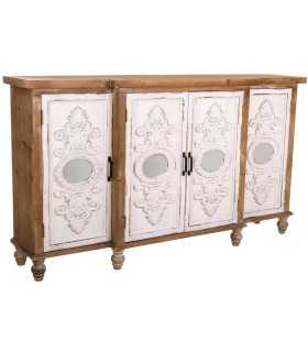 APARADOR MANTRA MADERA Y ESPEJO 