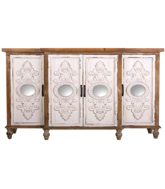 APARADOR MANTRA MADERA Y ESPEJO 