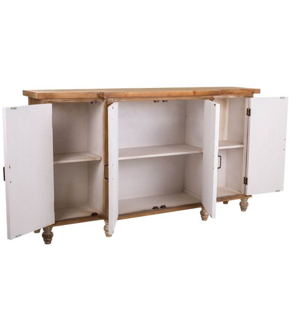 APARADOR MANTRA MADERA Y ESPEJO 