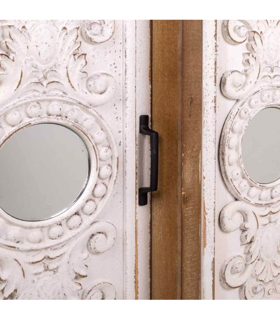 APARADOR MANTRA MADERA Y ESPEJO 