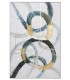 CUADRO ANILLOS LIENZO OLEO MDMHOGAR