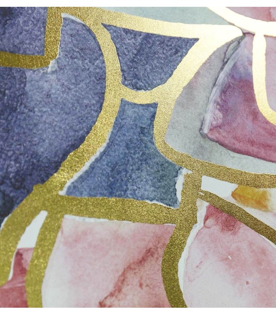 CUADRO ROSAS TÉNICA MIXTA MDMHOGAR