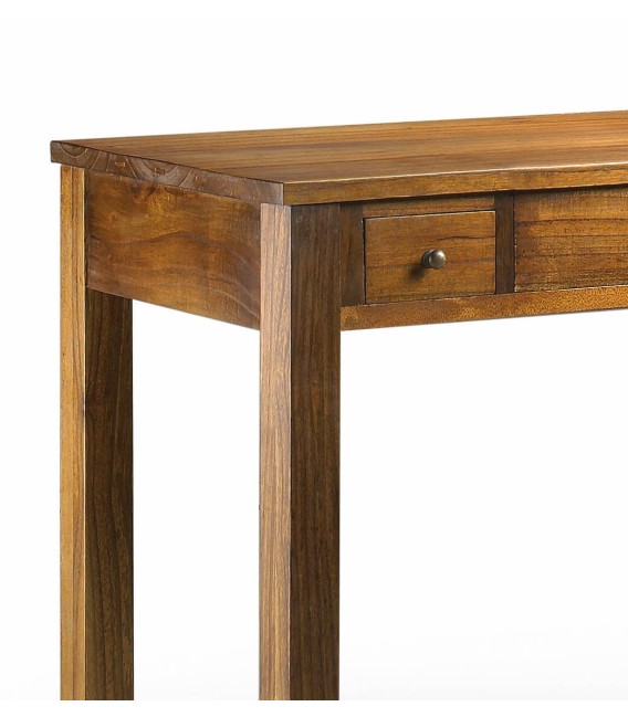 MESA ESCRITORIO CON SECRETER STAR MADERA