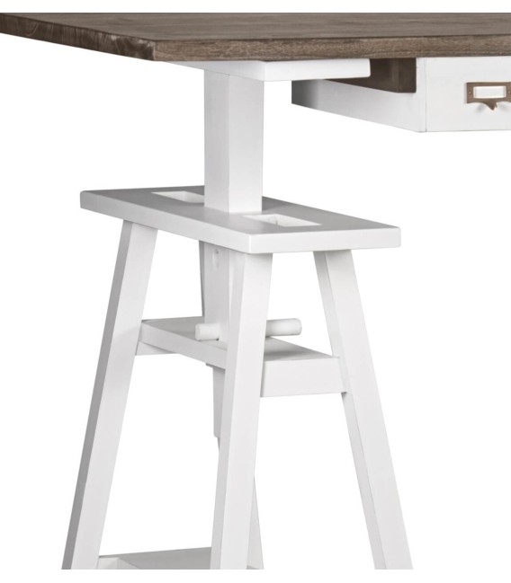 ESCRITORIO EVEREST 3 CAJONES ALTURA REGULABLE 