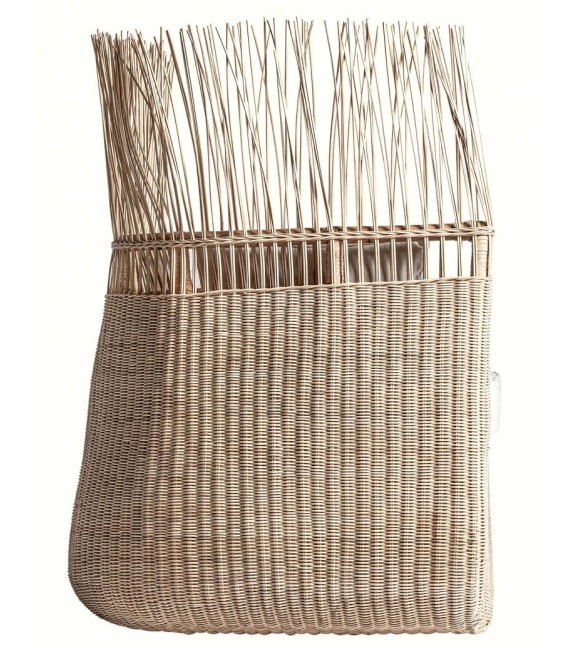 SILLÓN ROCHE RATÁN Y TEXTIL 