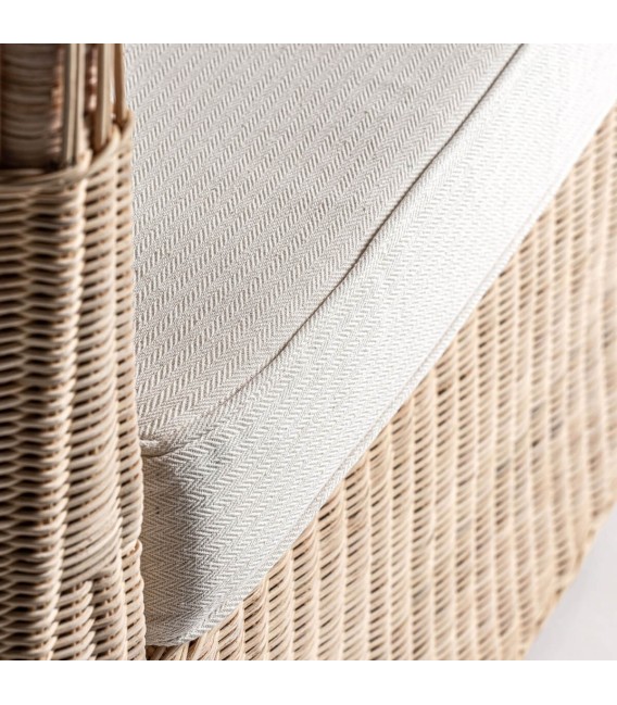 SILLÓN ROCHE RATÁN Y TEXTIL 