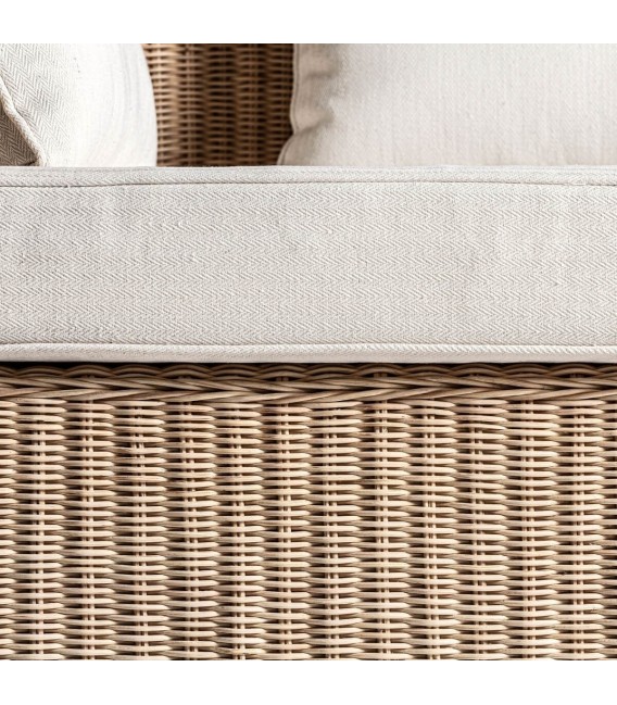 SILLÓN ROCHE RATÁN Y TEXTIL 