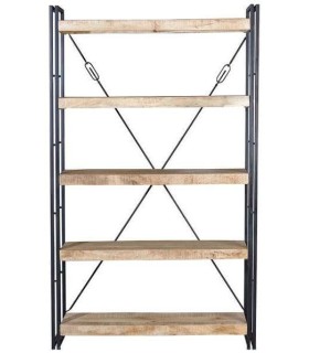 LIBRERÍA TALOPA MADERA Y METAL 