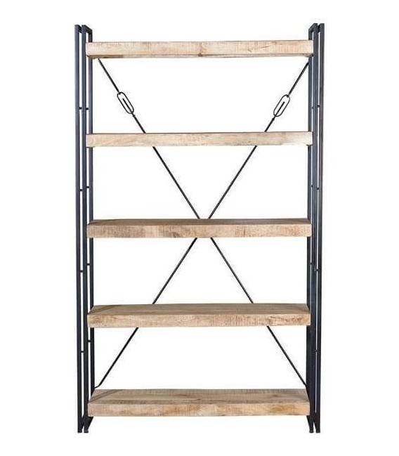 LIBRERÍA TALOPA MADERA Y METAL 