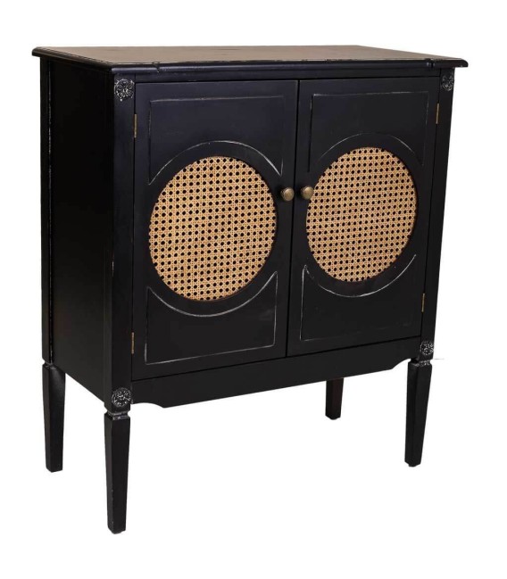 TAQUILLÓN SERLOC MADERA Y RATÁN MDMHOGAR