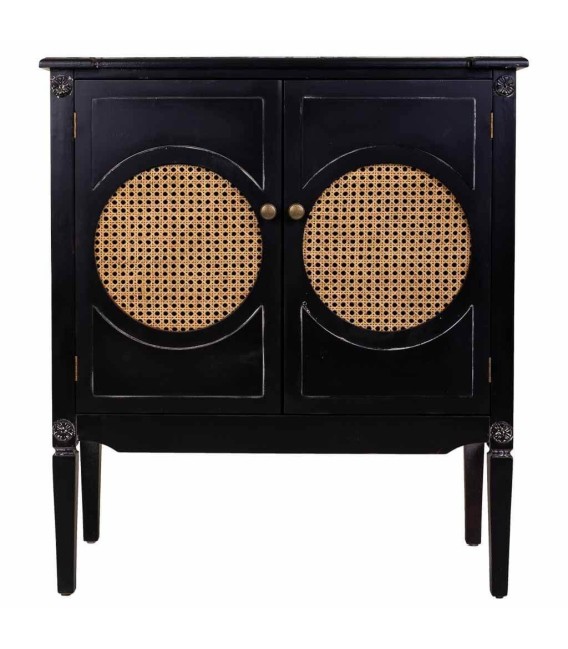 TAQUILLÓN SERLOC MADERA Y RATÁN MDMHOGAR