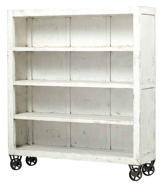 LIBRERÍA ANTREA MADERA Y METAL 