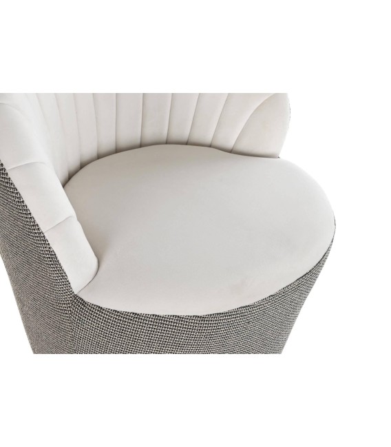 SILLÓN DESCALZADORA GALLO METAL Y TEXTIL 