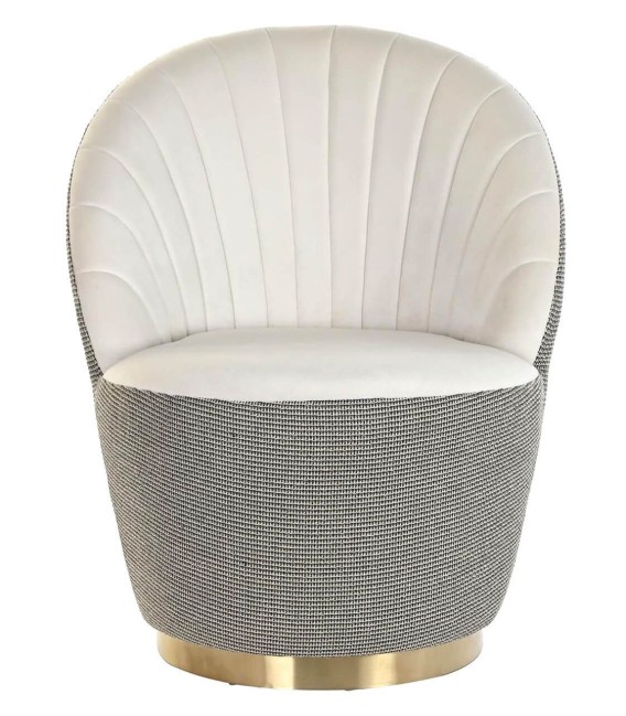 SILLÓN DESCALZADORA GALLO METAL Y TEXTIL 