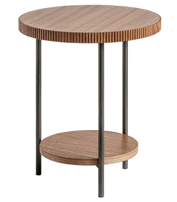 MESITA AUXILIAR ASROA MADERA Y METAL 