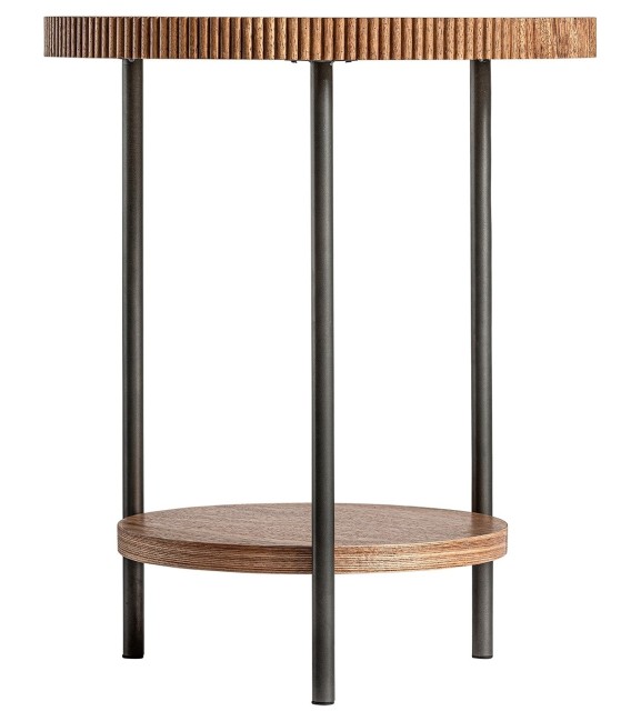 MESITA AUXILIAR ASROA MADERA Y METAL 