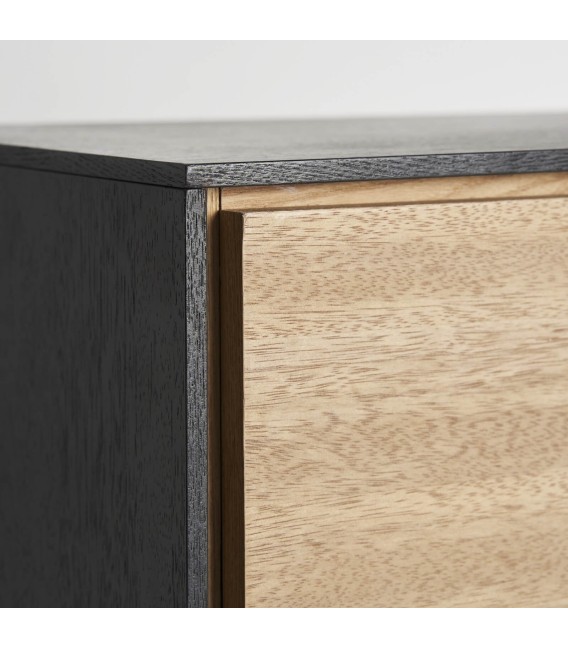 CÓMODA BRUSSA MADERA Y METAL 