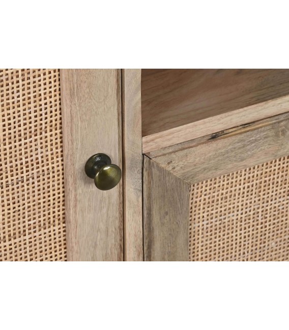 MUEBLE DE TV TERRANCE MADERA Y RATÁN MDMHOGAR