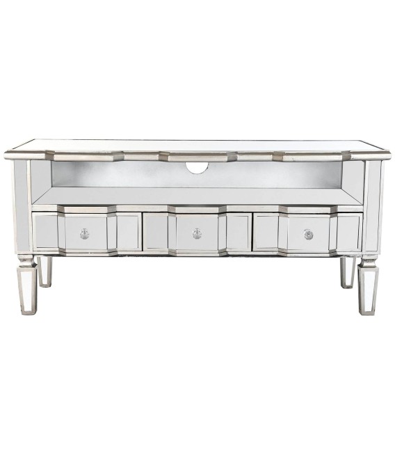 MUEBLE DE TV JOYAS MADERA Y ESPEJO 