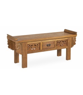 BANCO PIE DE CAMA ABADÍA MADERA