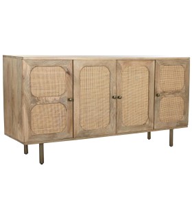 APARADOR MURTIA MADERA RATÁN Y METAL 