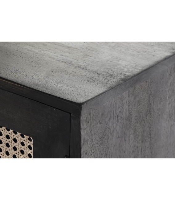 APARADOR CRALOA MADERA RATÁN Y METAL 