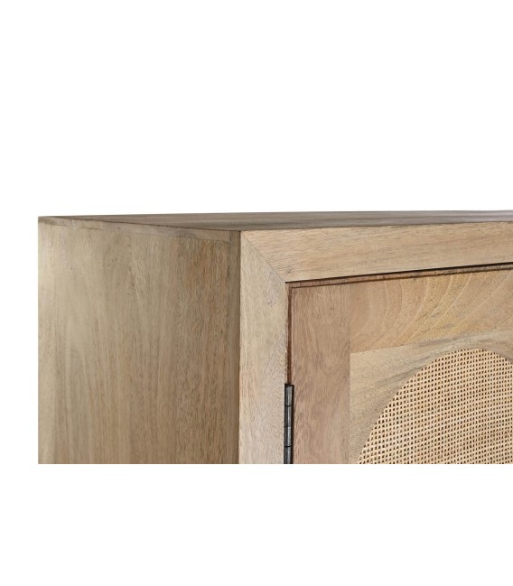 ARMARIO MURTIA MADERA RATÁN Y METAL