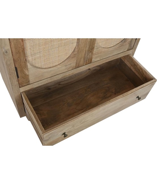 ARMARIO MURTIA MADERA RATÁN Y METAL